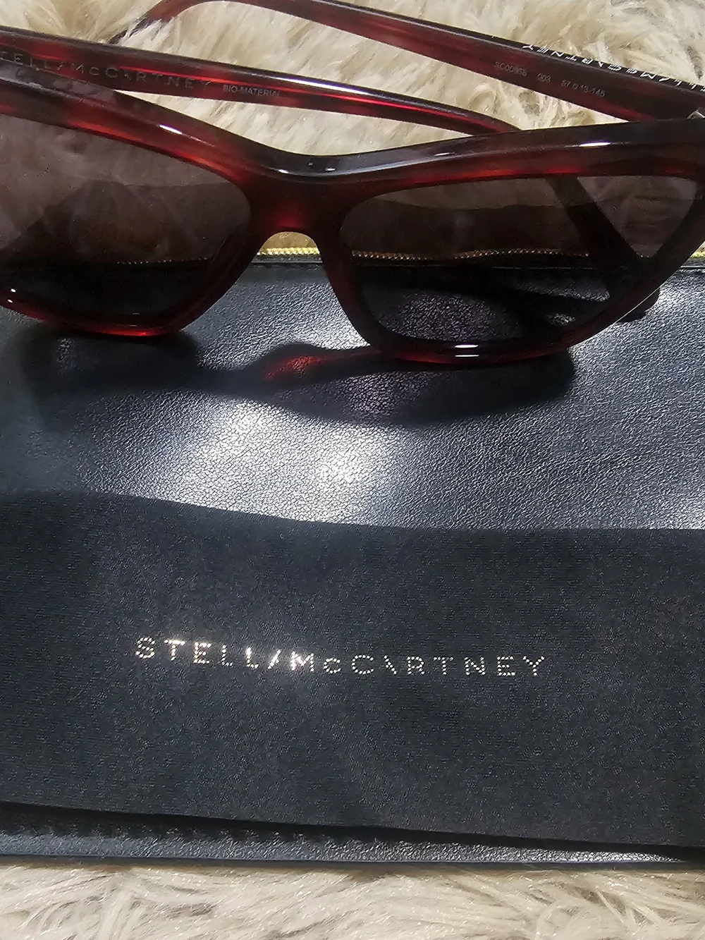Stella McCartney Women's Red Cat-Eye Sunglasses
